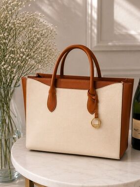 Tote Bag | NWT ✨ Cream & Cognac
